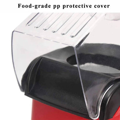 Electric Hot Air Popcorn Maker 1200W Fast Heating Corn Popper for Movie Night and Healthy No Oil Snack