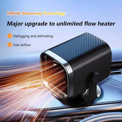 12V/24 Portable Car Heater and Defroster 120W/150W Fast Heating Ceramic Fan for Windshield Defogging