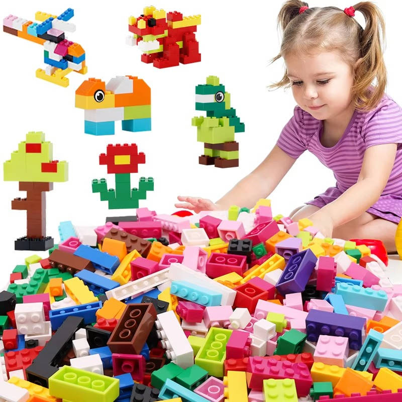 Building Blocks 1000 PCS Bulk Set Classic Bricks Toy for Kids Ages 6+