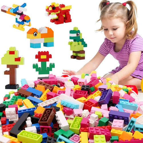 Building Blocks 1000 PCS Bulk Set Classic Bricks Toy for Kids Ages 6+