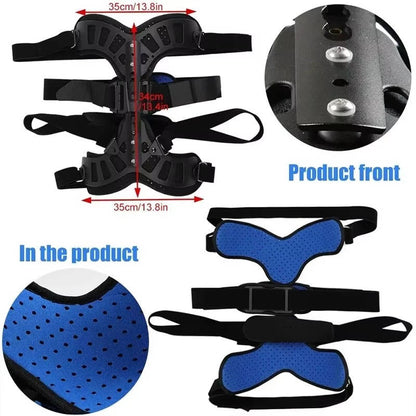 Adjustable Back Brace with Breathable Design