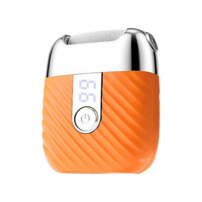 Professional Electric Foot Scrubber and Callus Remover, USB Rechargeable Foot File with 3 Grinding Heads, LED Light and Dual Speed