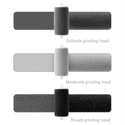Professional Electric Foot Scrubber and Callus Remover, USB Rechargeable Foot File with 3 Grinding Heads, LED Light and Dual Speed