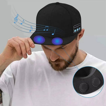 Wireless Bluetooth Baseball Cap with Speaker, Bluetooth Hat, for Music and Calling