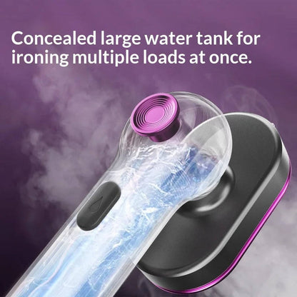 Travel Garment Steamer with Rotating Handle, Fast Heat, Visible Tank