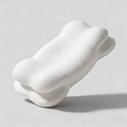 Ergonomic Memory Foam Pillow with Cooling Pillowcase, Dual Height Support for Back, Side, and Combination Sleepers