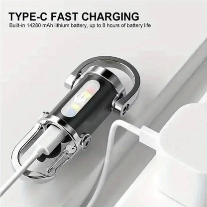 Rechargeable Keychain Flashlight, Work Light