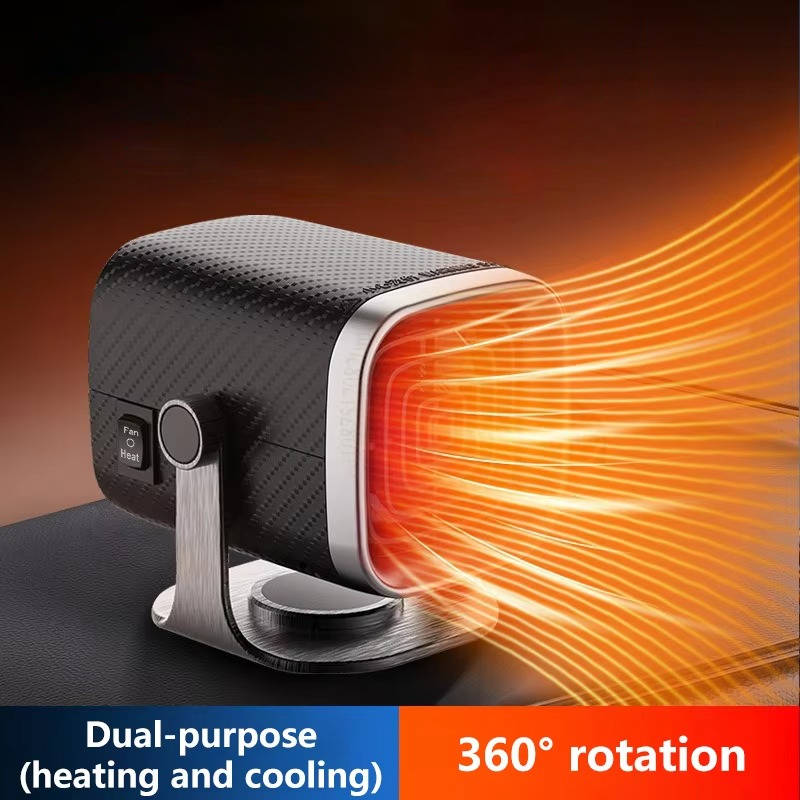 12V/24 Portable Car Heater and Defroster 120W/150W Fast Heating Ceramic Fan for Windshield Defogging