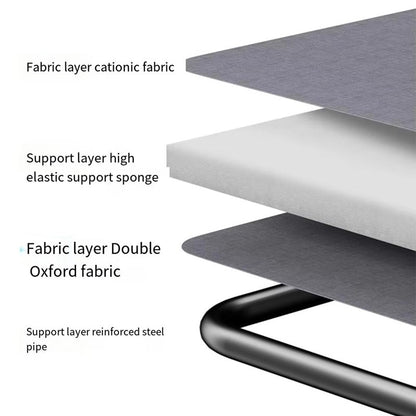 Folding Bed with Built-in Pillow and Side Pocket
