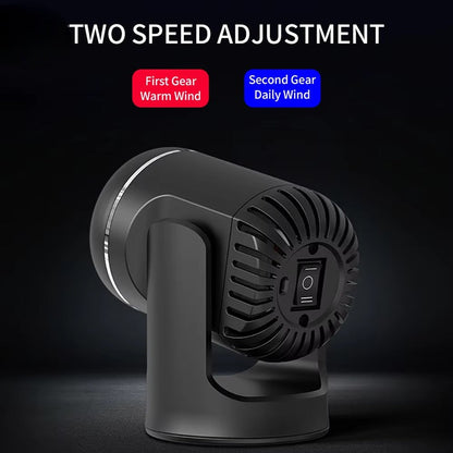 12V Portable Car Heater with 360° Rotation and Overheat Protection