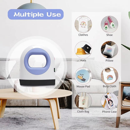 Portable Mini Heat Press Machine for Shirts and Crafts