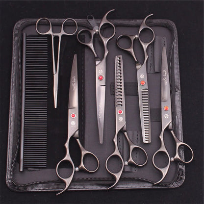 Professional dog grooming scissors