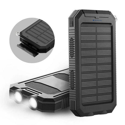 30,000mAh Solar Charger Waterproof Power Bank External