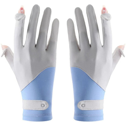 Womens Breathable UV Sun Protection Driving Gloves