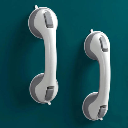 Portable Suction Shower Handle for Bathroom Use