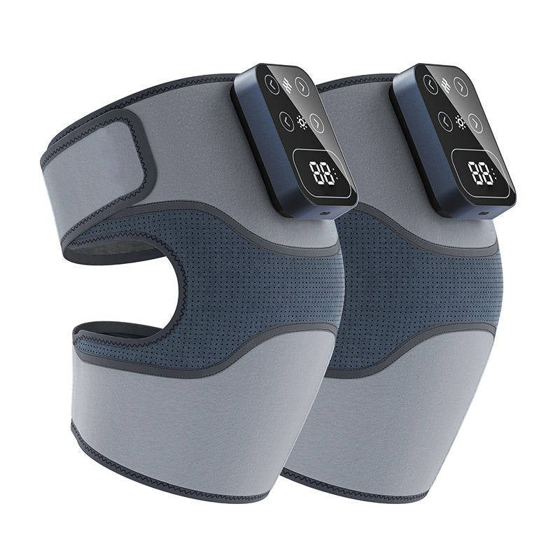 Cordless Knee Massager with Heat Vibration for Pain Relief