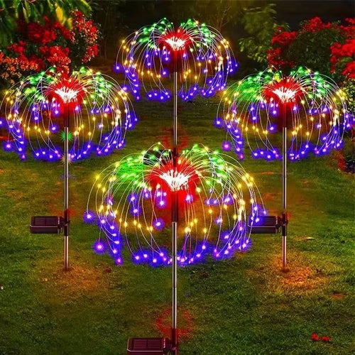Firework Design Lights for Garden