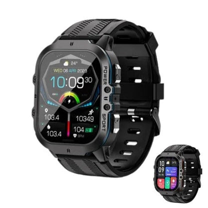 Waterproof Smartwatch,  Fitness Tracking, Bluetooth 5.0