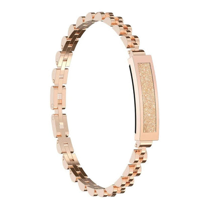 Women’s Smart Bracelet, Chain Style Fitness Tracker with Heart Rate, Sleep, and Activity Monitoring