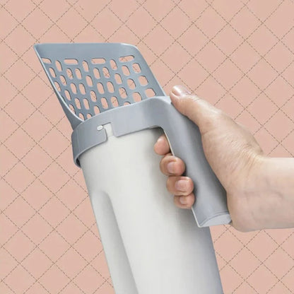All in One Cat Litter Scoop, Gray
