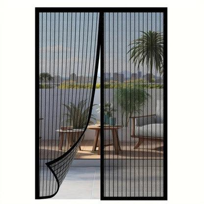 Adjustable Magnetic Screen Door for Insect Protection