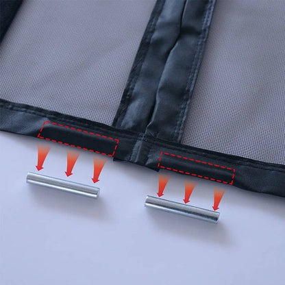 Adjustable Magnetic Screen Door for Insect Protection