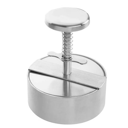 Stainless Steel Garlic Press with Handle