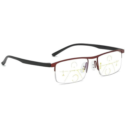 Smart Progressive Reading Glasses with Blue Light and UV Protection