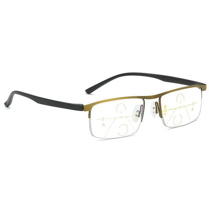 Smart Progressive Reading Glasses with Blue Light and UV Protection