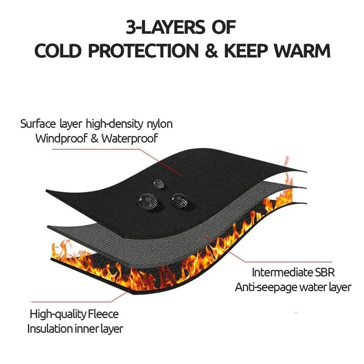 Unisex Heated Thermal Gloves for Winter Outdoor Activities