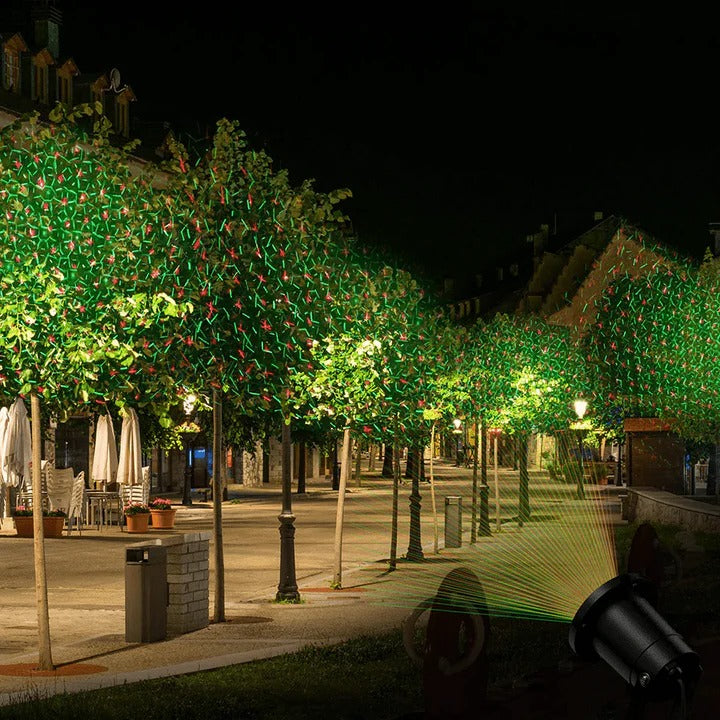 Motion Activated Outdoor Laser Light Projector for Parties