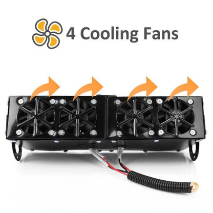 Fast Heating 500W Electric Car Heater and Fan