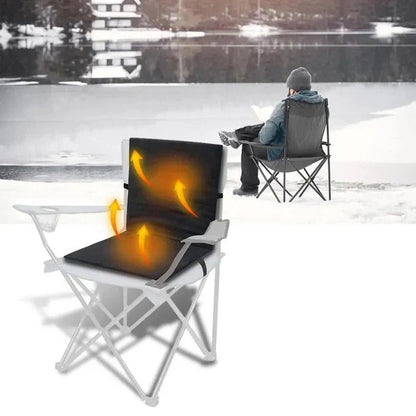 Heated Seat Cushion Pad with 3 Level Controller and Foldable Design