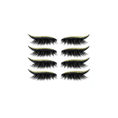 3-in-1 Reusable Adhesive Eyeliner Strip with Peel-and-Stick Lash Application