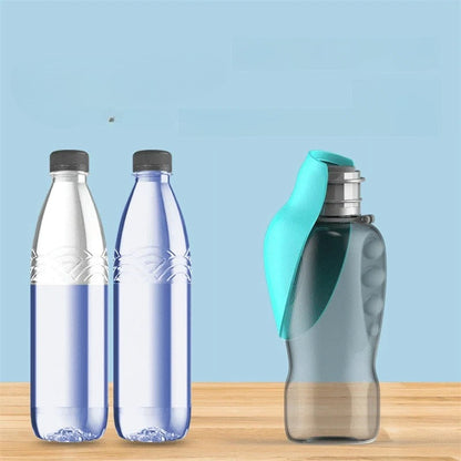 Travel Dog Water Bottle with Foldable Bowl, 27oz