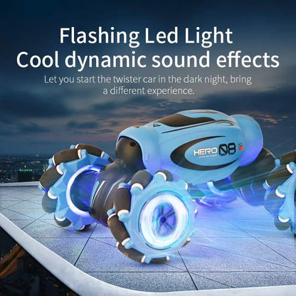 Kids RC Stunt Car with Twisting Body and Gesture Sensor