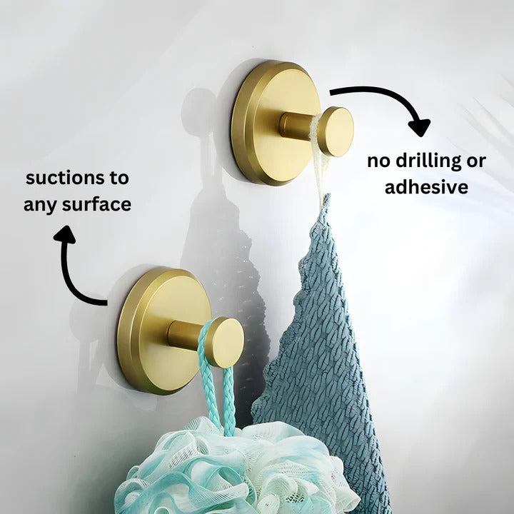 Suction Hooks for Tool-Free Mounting