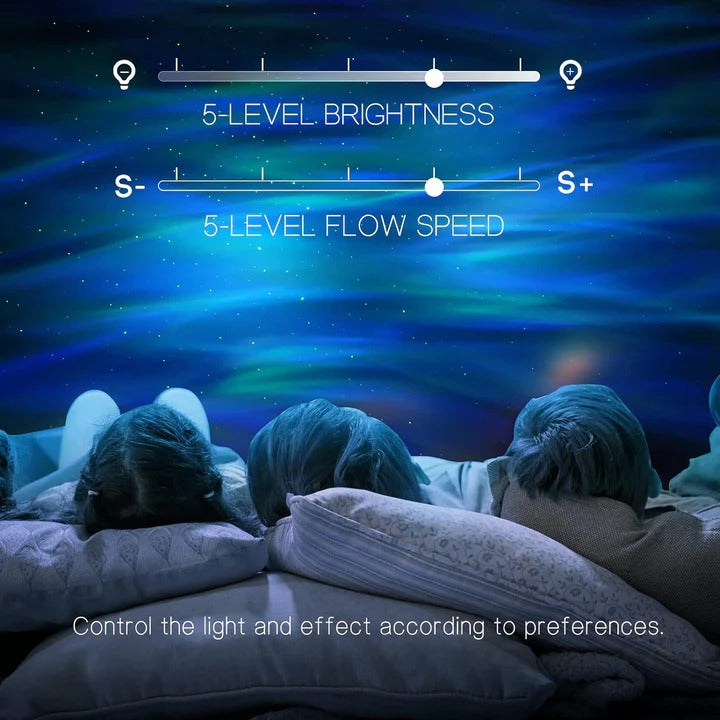 Color Changing Aurora Northern Lights Projector with Timer