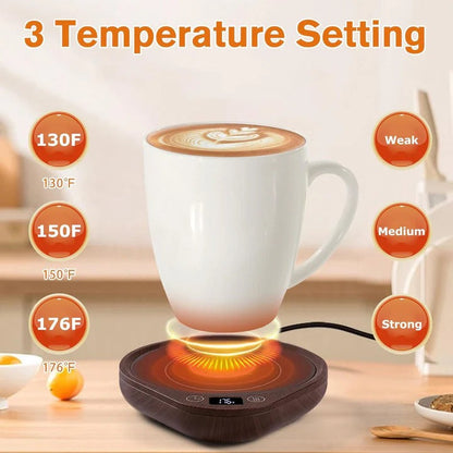 Mug Warmer Set with Temperature Control for Desk Use