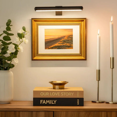 LED Art Display Light, Cordless Lamp for Paintings and Decor
