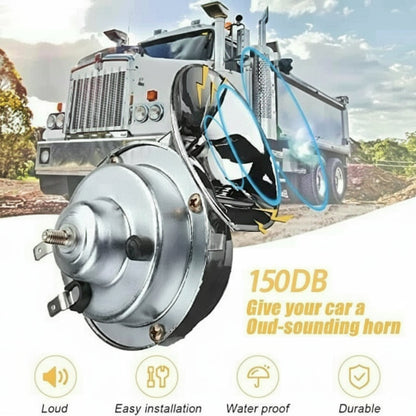 Truck Horn Kit, High Volume Air Powered Sound