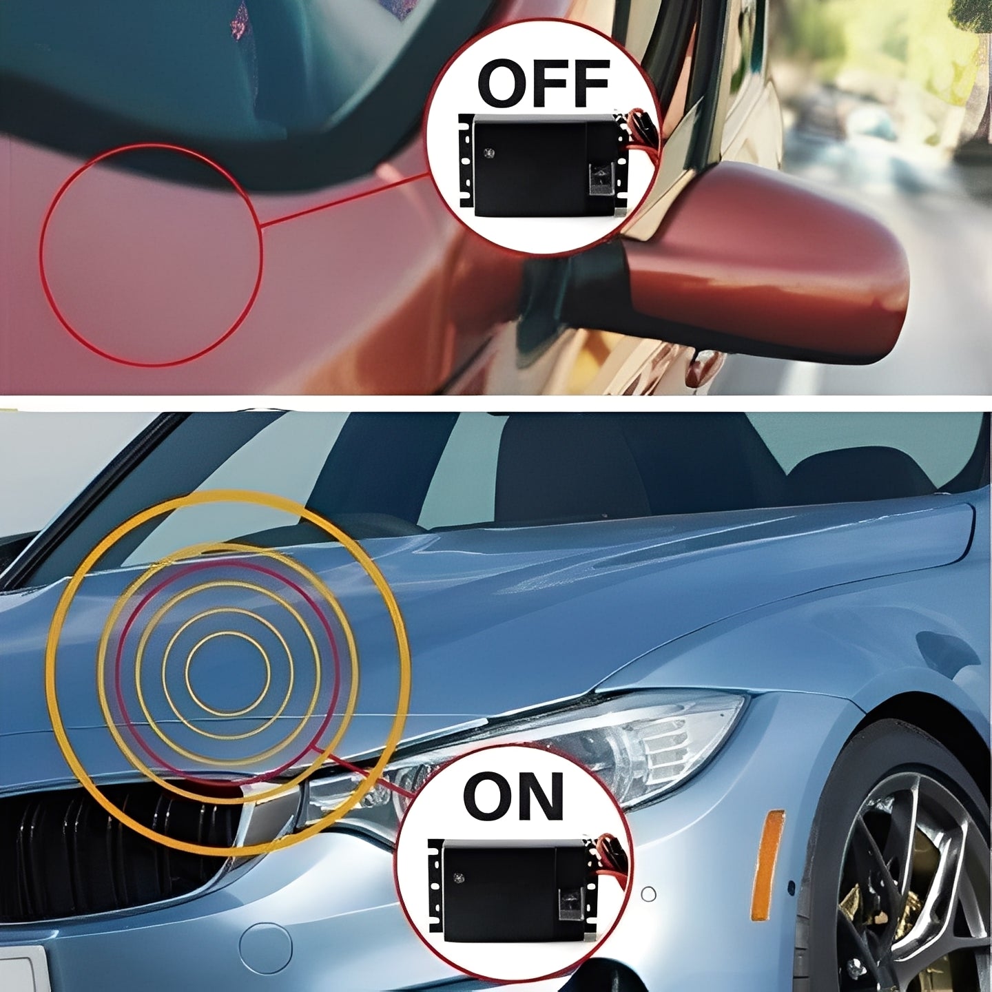 Vehicle Pest Repeller, Under Hood Anti-Mice Device