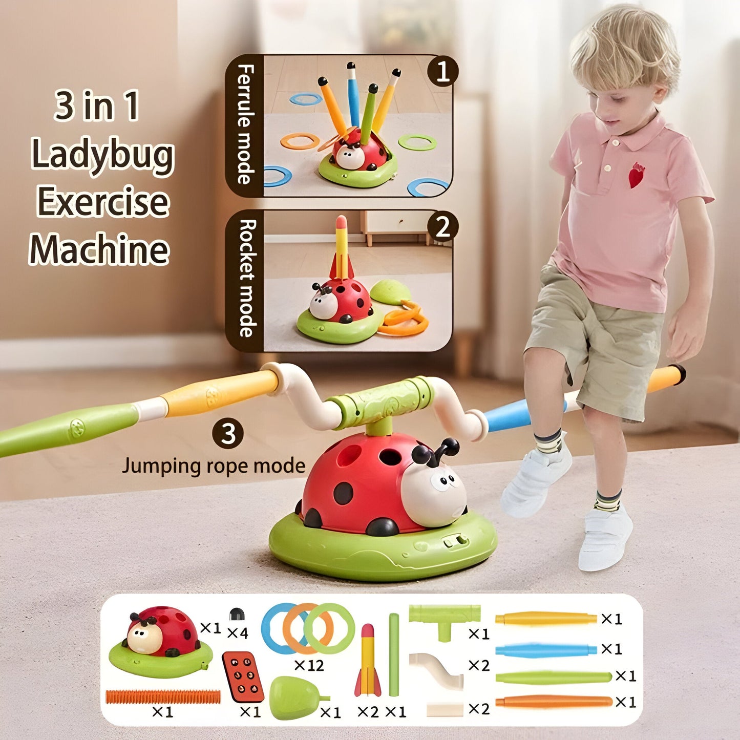 Kids 3-in-1 Indoor/Outdoor Play Set