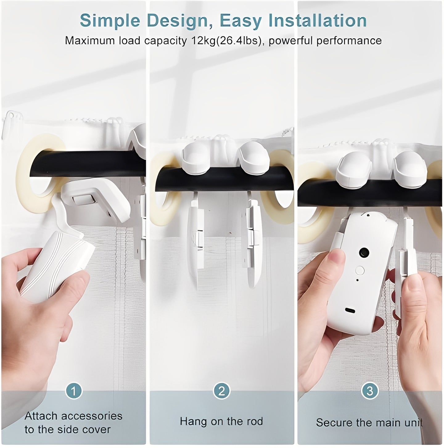 Automatic Curtain Opener and Closer with Timer Function
