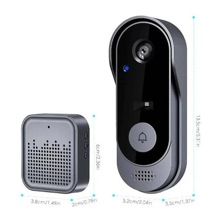 Wireless Doorbell Camera with Clear Video and Local Storage Option