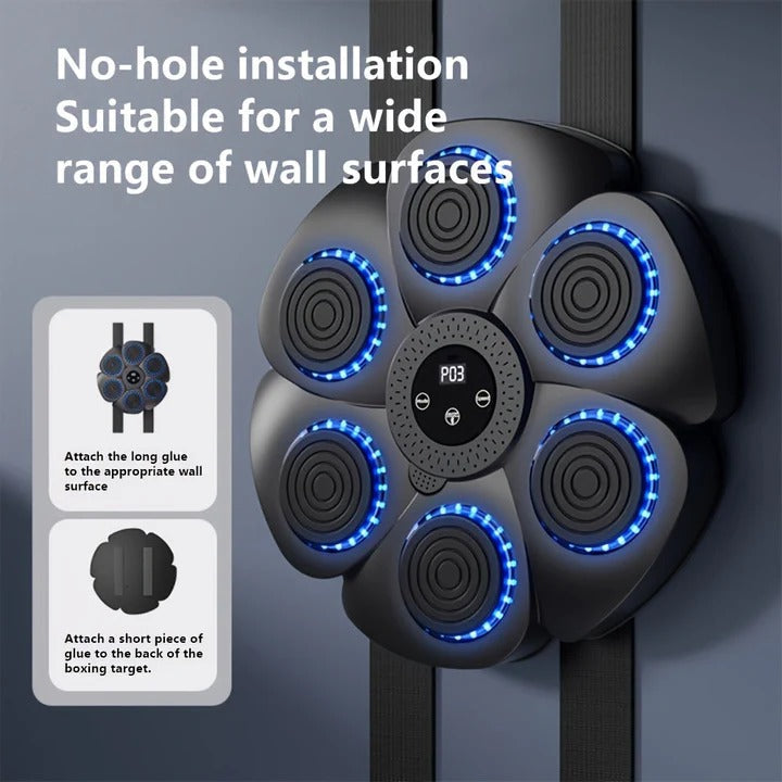 Boxing Machine Wall Target with Music and USB Rechargeable