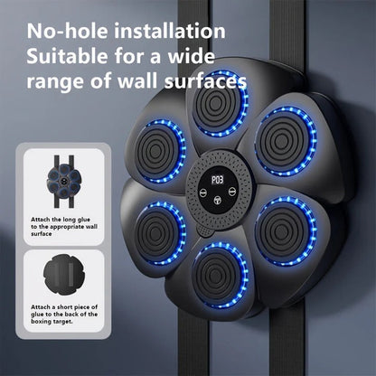 Boxing Machine Wall Target with Music and USB Rechargeable