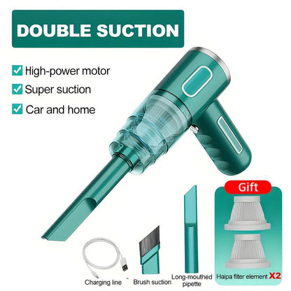 Mini Vacuum Cleaner USB Rechargeable for Car and Home