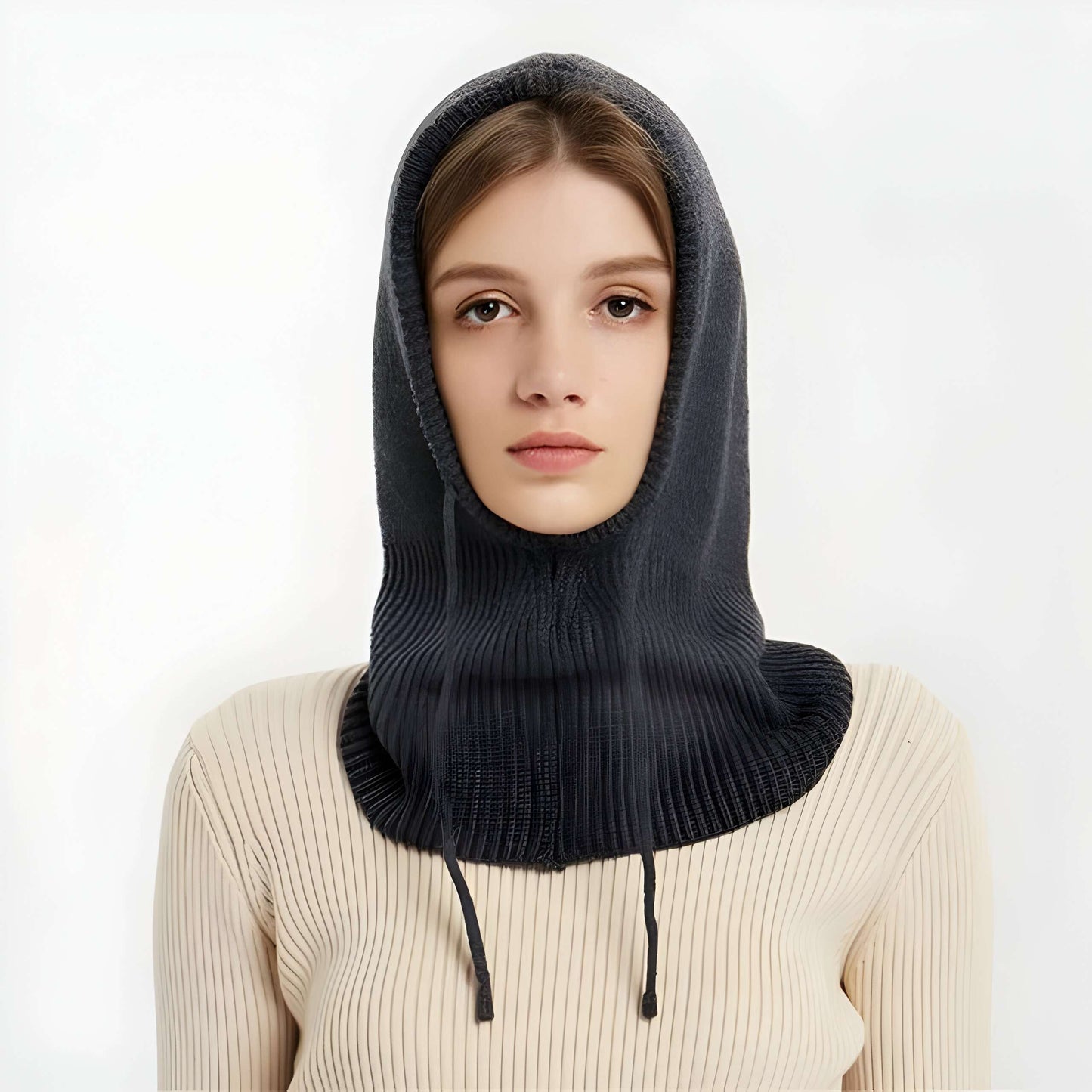 Knitted Hat Cashmere Winter Beanie and Headwear