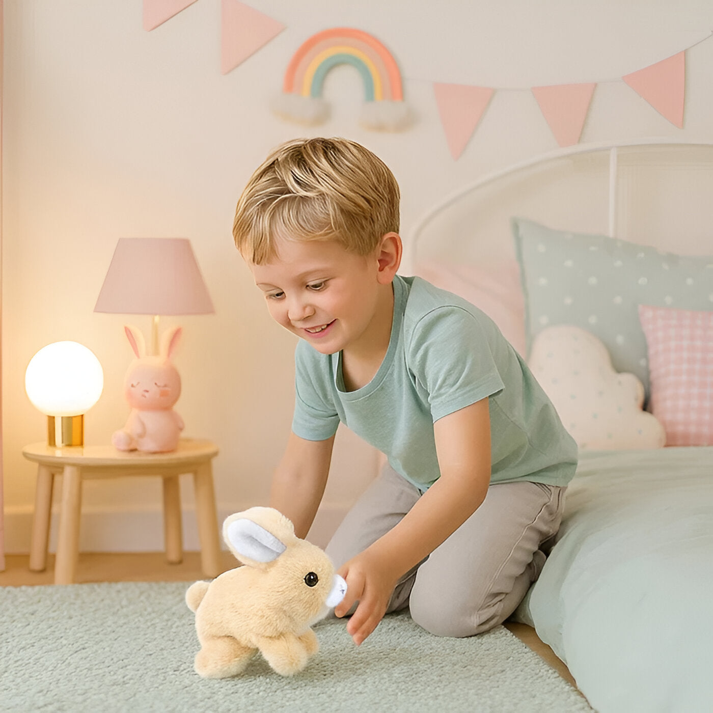 Plush Bunny Toy Interactive